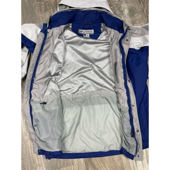 Columbia Interchange Vertex Jacket Mens Medium Outer Shell Only Hooded Full Zip - Picture 5 of 12